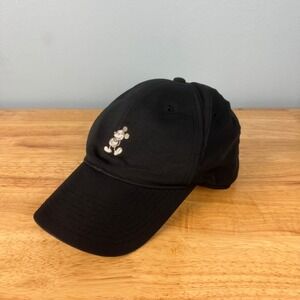 Nike Dri Fit Disney Legacy91 Mickey Mouse Black Baseball Cap Hat Strap Back